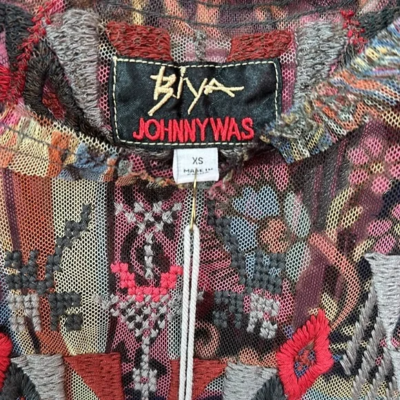 Johnny Was Diza Mesh dress NWOT XS